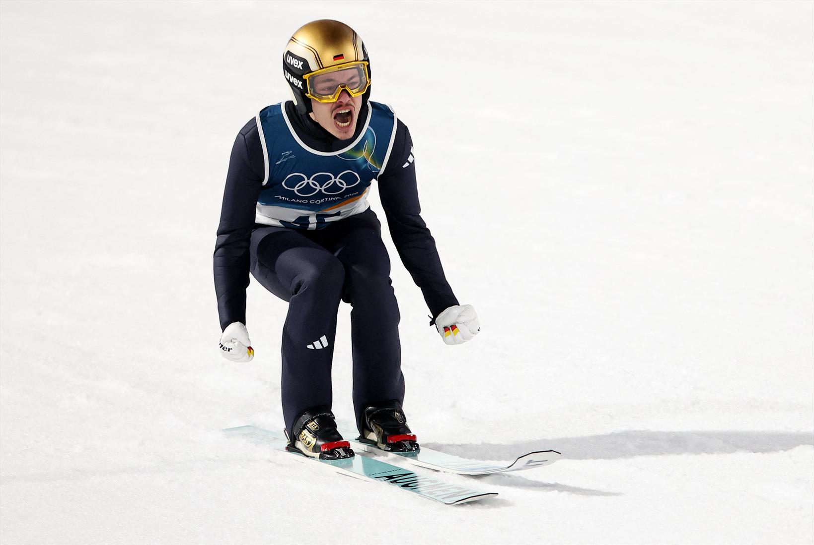 Ski Jumping: Germany’s Raimund soars to gold, Slovenia’s Prevc falls short
