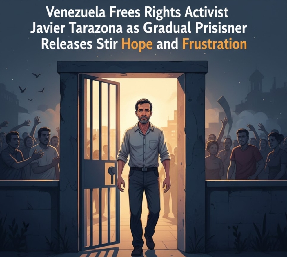 Venezuela Frees Rights Activist Javier Tarazona as Gradual Prisoner Releases Stir Hope and Frustration