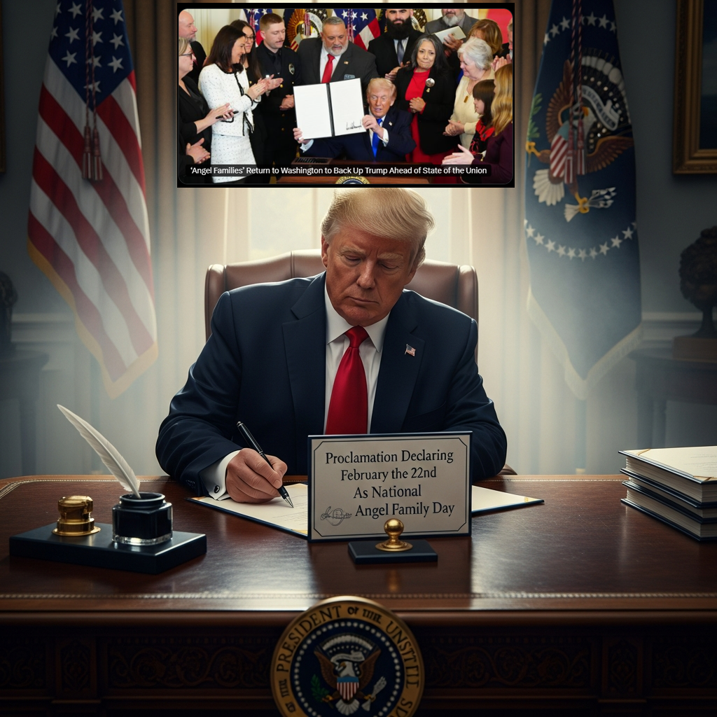 President Trump Signs Proclamation Declaring February the 22nd As National Angel Family Day