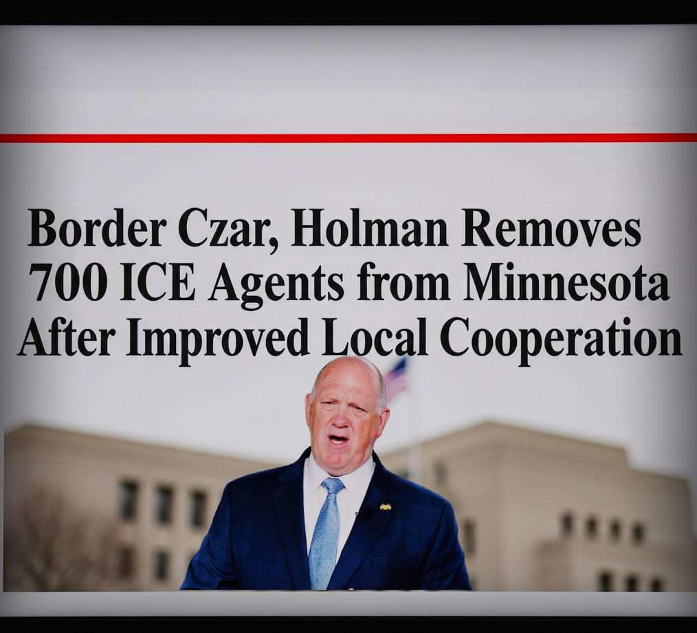 Holman Removes 700 ICE Agents from Minnesota After Improved Local Cooperation