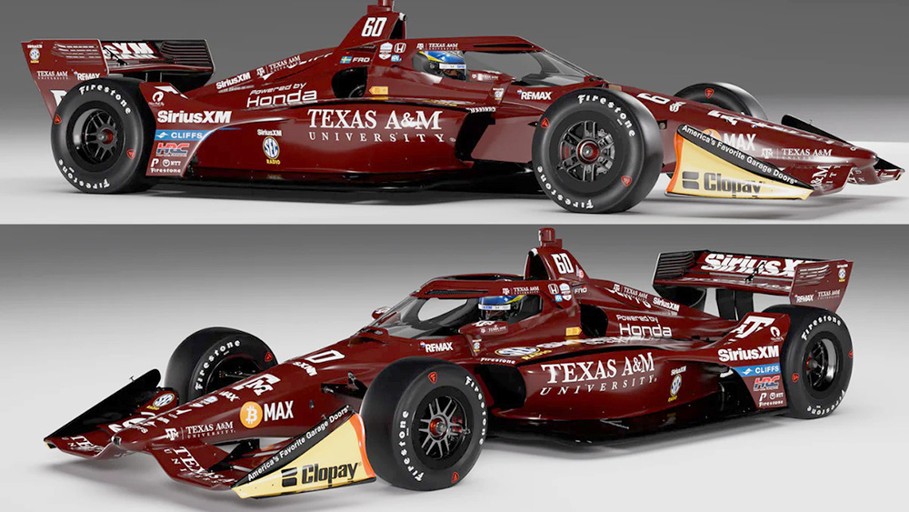 Texas A&M University Unveils Aggie‑Maroon Livery for Felix Rosenqvist at the Grand Prix of Arlington