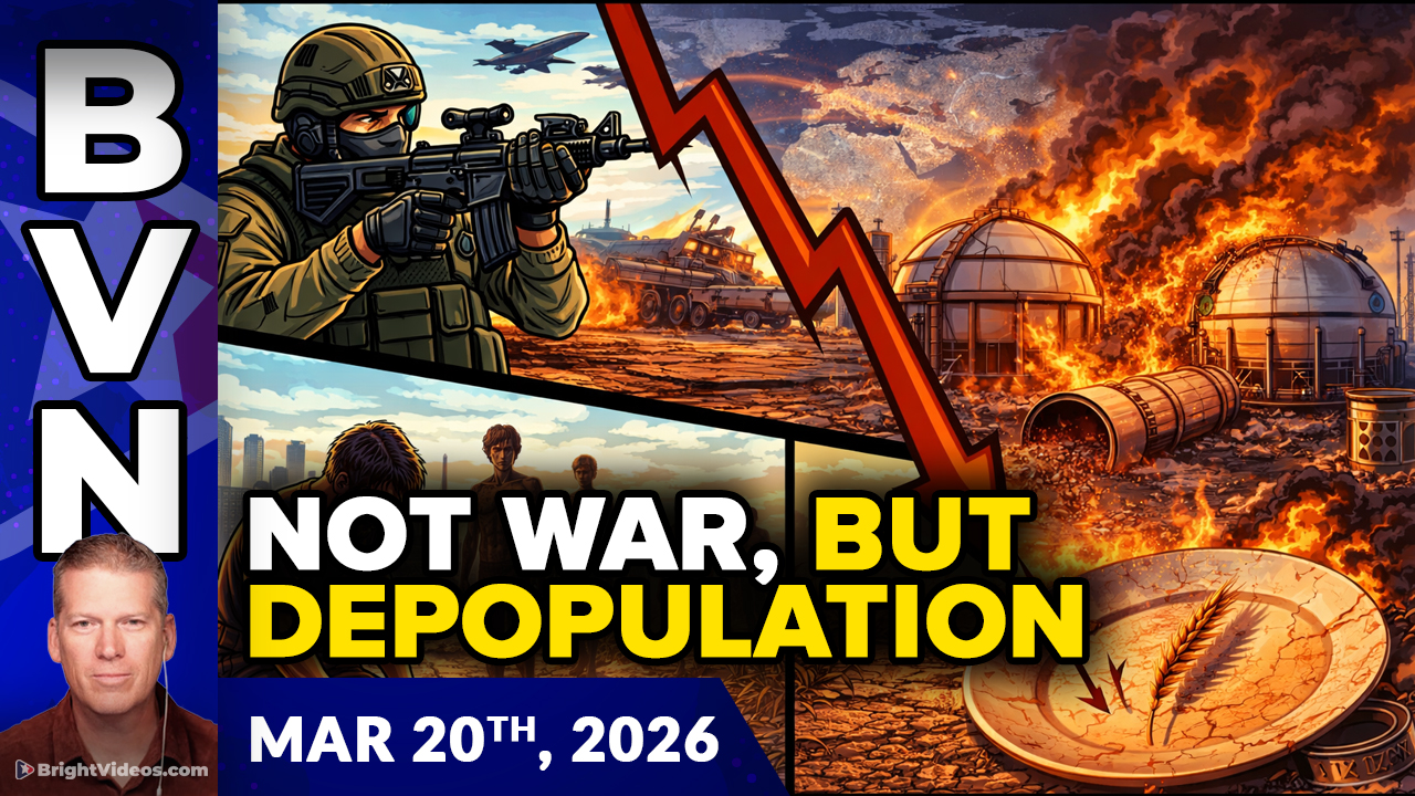 Bright Videos News, Mar 20, 2026 – WAR is the Cover Story to Destroy ...