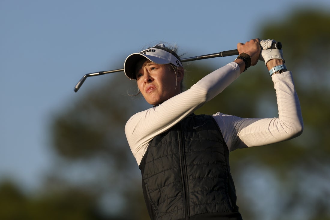 Eagle helps Nelly Korda grab lead at Ford Championship