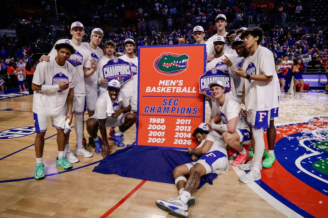No. 5 Florida seeks outright SEC title with win over Mississippi State