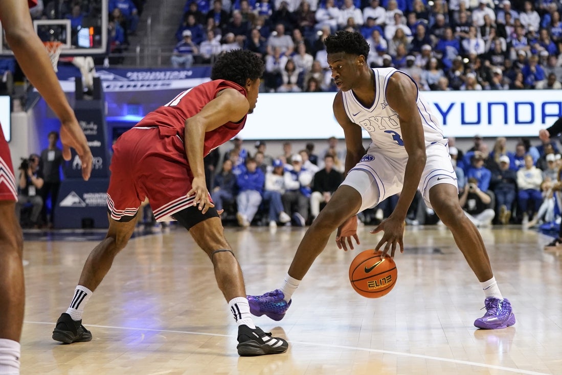 BYU riding AJ Dybantsa in Big 12 tourney; first up is Kansas State