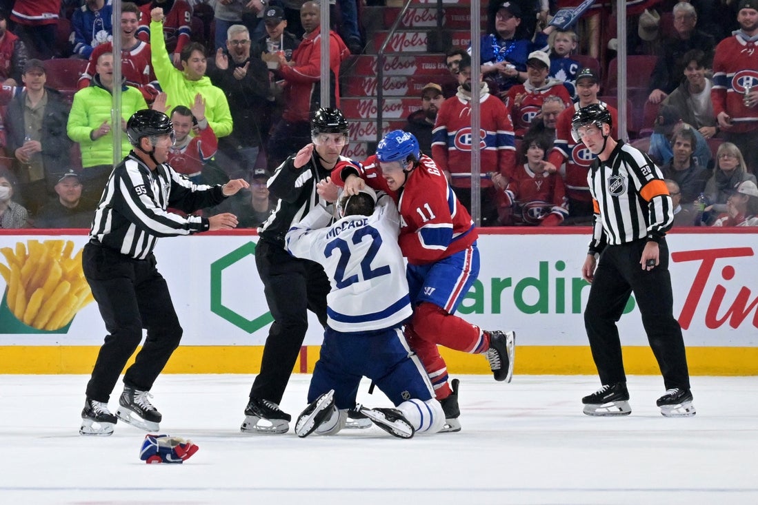 Canadiens hand Maple Leafs 8th straight loss