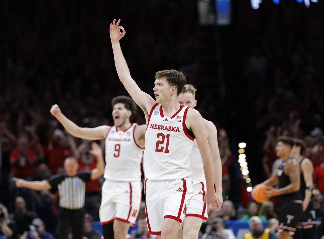 Nebraska destroys Troy for first NCAA Tournament win