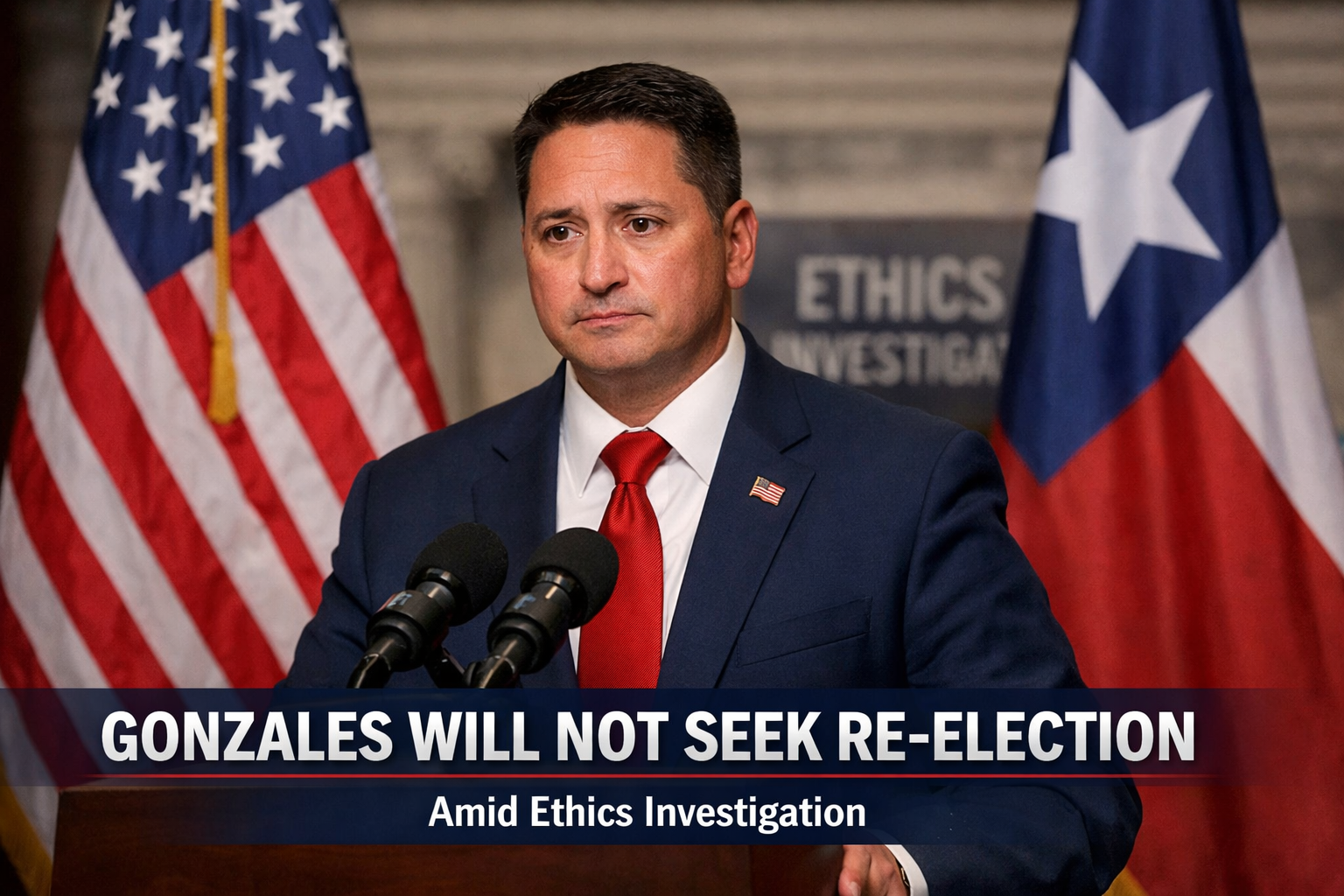 Texas Republican Tony Gonzales Announces He Will Not Seek Re-Election Amid Ethics Investigation