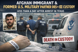 Afghan Immigrant and Former U.S. Military Partner Dies in ICE Custody ...
