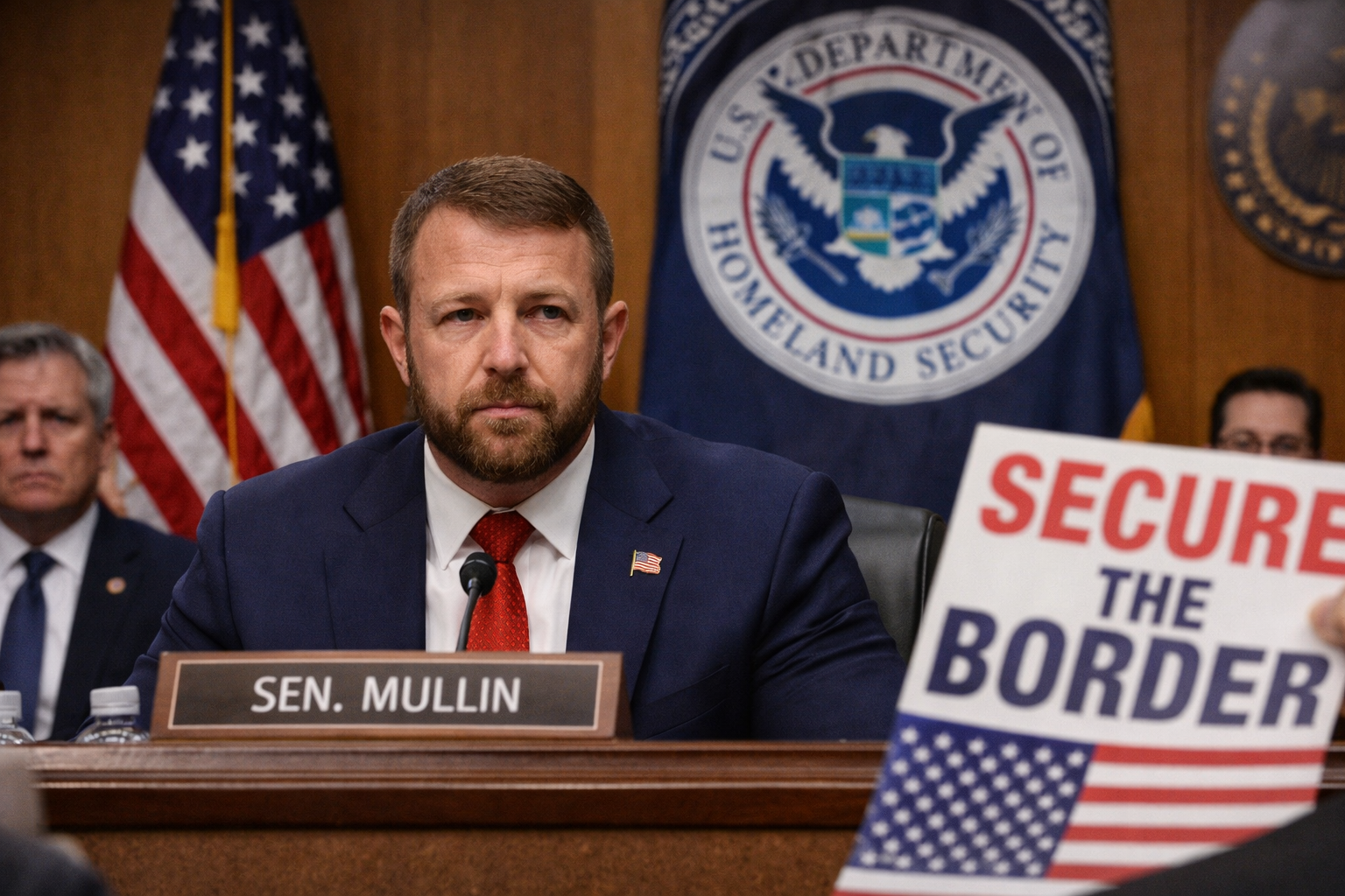 Senator Markwayne Mullin Faces Confirmation Hearing for Homeland Security Role Amid Immigration Debate