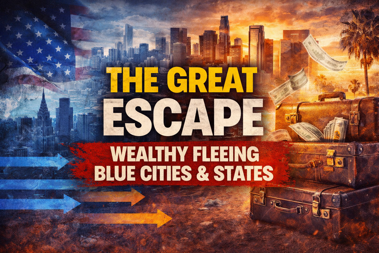 The Great Escape: Why the Wealthy Are Leaving Blue Cities and States ...