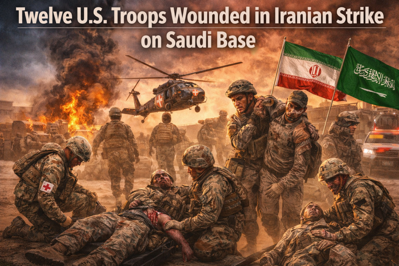 Twelve U.S. Troops Wounded in Iranian Strike on Saudi Base – [your]NEWS
