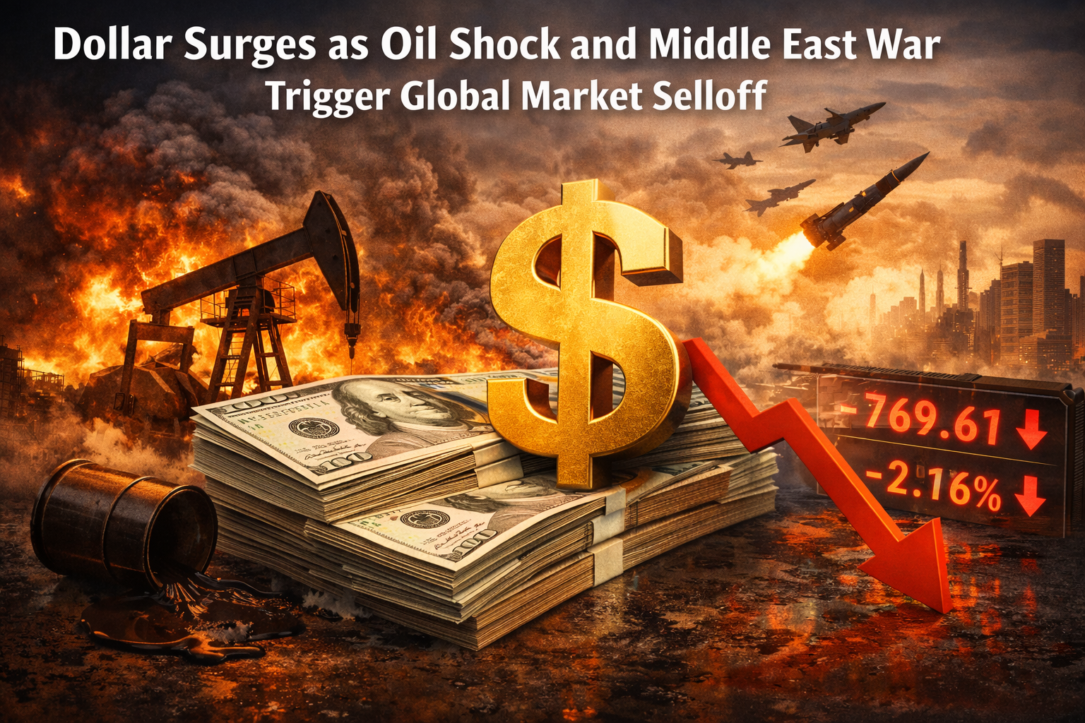 Dollar Surges as Oil Shock and Middle East War Trigger Global Market ...