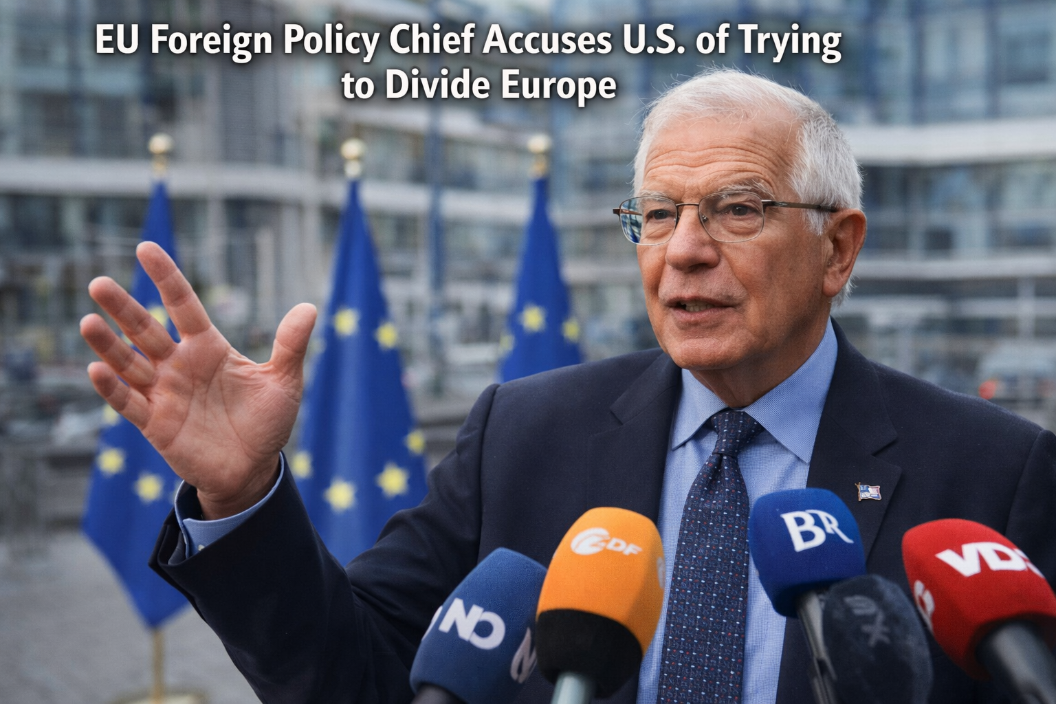 EU Foreign Policy Chief Accuses U.S. of Trying to Divide Europe