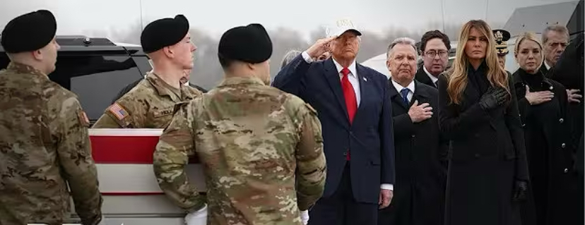 President Trump Honors Fallen U.S. Soldiers at Solemn Transfer Ceremony at Dover Air Force Base