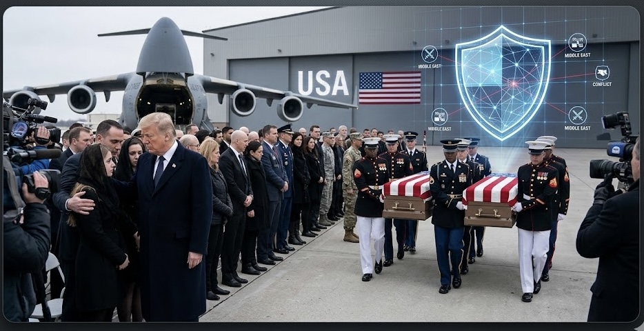 Trump Joins Families at Dover Air Force Base as Nation Honors Six Soldiers Killed in Middle East Conflict