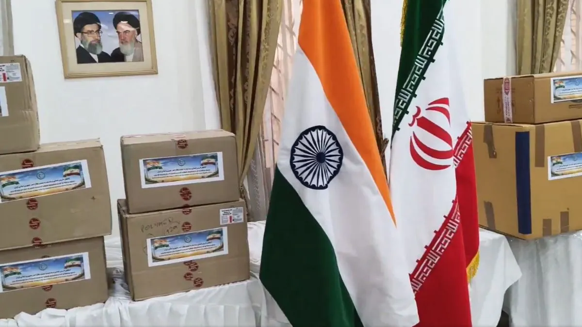India’s Sent Bulks of Medical Aids to Iran