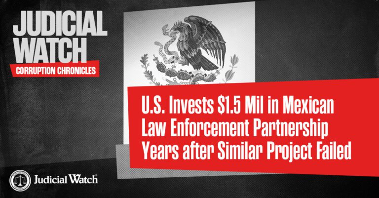 U.S. Invests $1.5 Mil in Mexican Law Enforcement Partnership Years after Similar Project Failed
