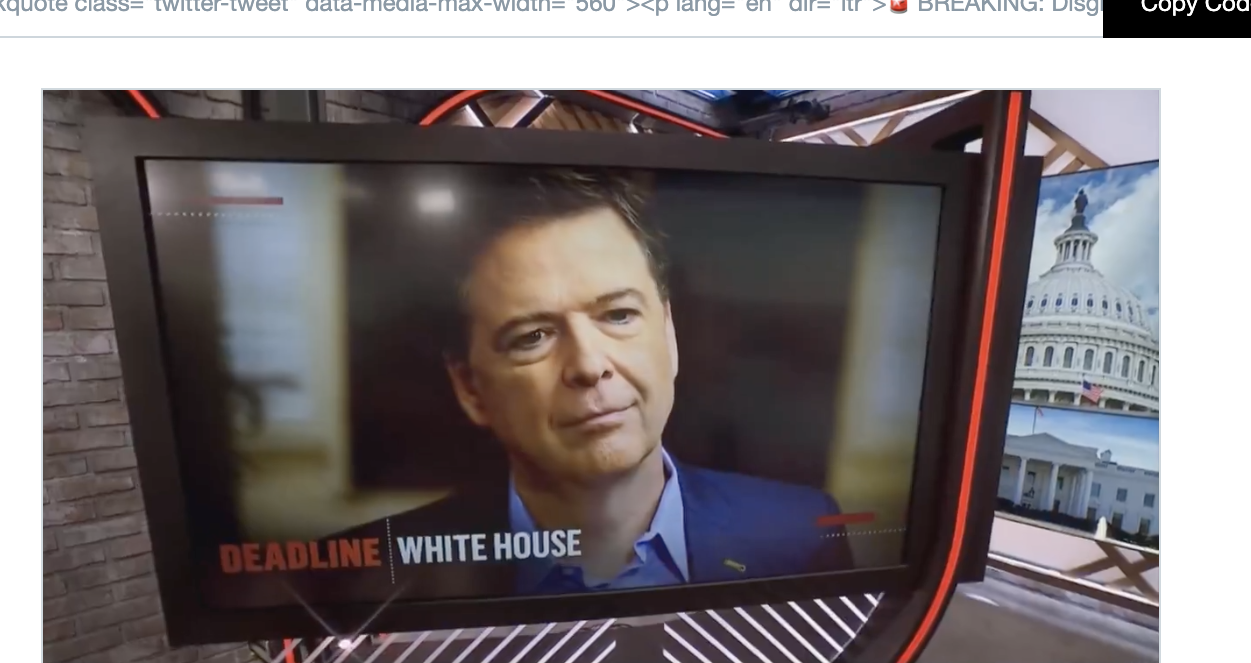 Comey Subpoenaed in DOJ Investigation Examining Origins of Trump-Russia Probe