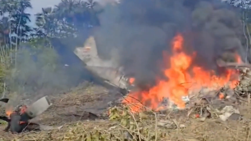 Colombian Military Transport Carrying 110 Troops Crashes After Takeoff