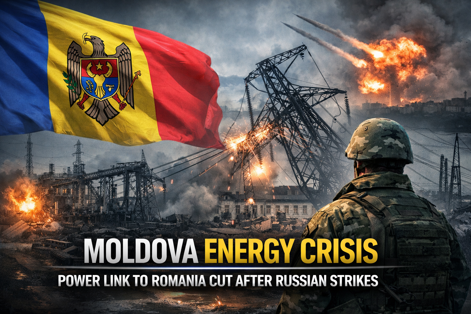 Moldova Declares Energy Emergency After Russian Strikes Sever Key Power Link to Europe