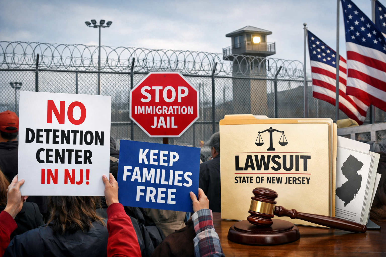 New Jersey Sues to Block Proposed Immigration Detention Facility in ...
