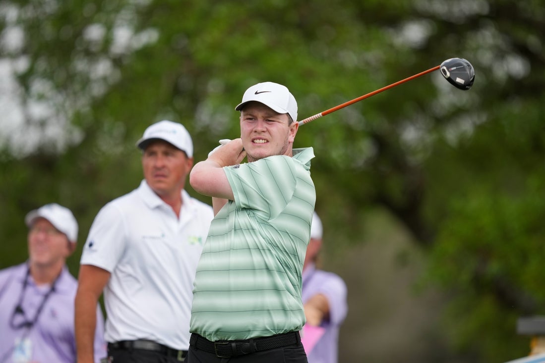 Robert MacIntyre maintains lead at weather-shortened Valero Texas Open third round