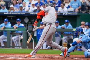 Coby Mayo's 3-run blast leads Orioles past Royals