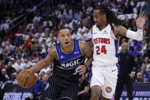 Shooting woes sink Magic as Pistons even up series in G2