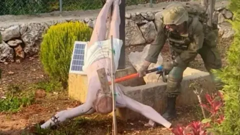 IDF Jails Two Soldiers for Destroying Jesus Statue in Southern Lebanon Village