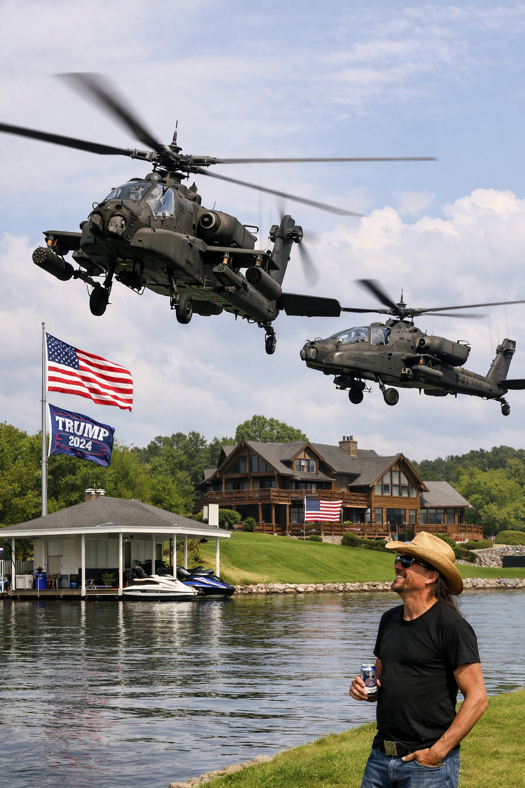 Army Pilots Cleared After Helicopter Flyby Near Kid Rock’s Tennessee Home