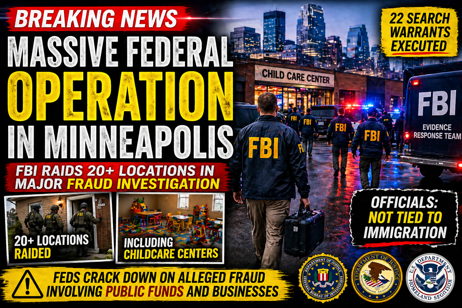 FBI Raids, 20+ Locations, and a Growing Scandal — What Is Really ...