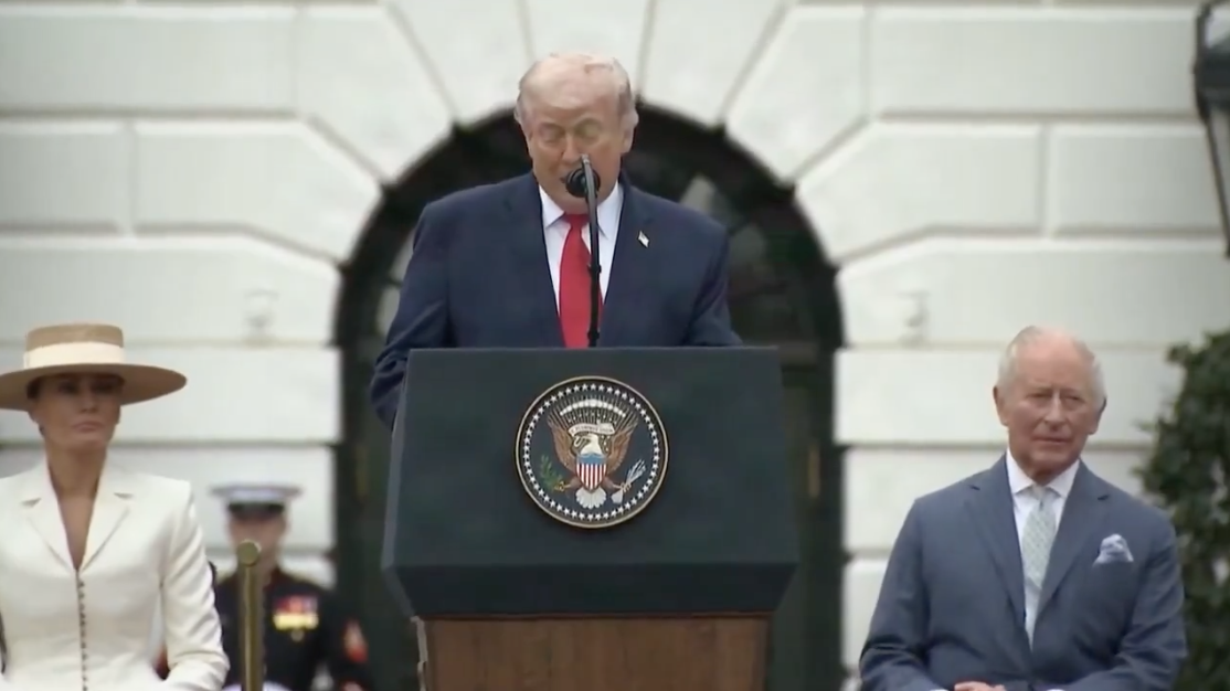 Trump Welcomes King Charles III to White House, Highlights Shared U.S ...