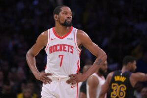 Rockets F Kevin Durant (ankle) out for Game 6 vs. Lakers