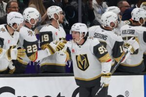 Mitch Marner tallies 3 points as Knights KO Mammoth in Game 6