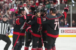 Canes keep rolling, blank Flyers to open East semifinal series Canes keep rolling, blank Flyers to open East semifinal series