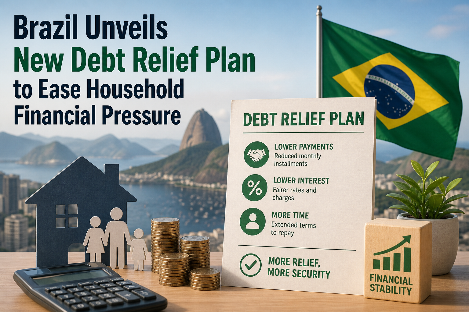 Brazil Unveils New Debt Relief Plan to Ease Household Financial Pressure