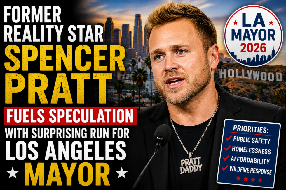 Spencer Pratt Emerges as Surprise Candidate in Los Angeles Mayor Race ...