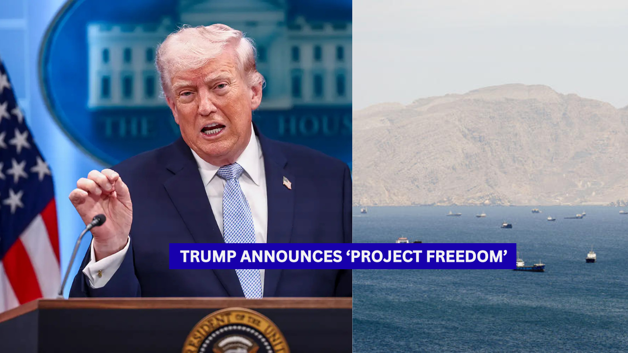 U.S. Launches ‘Project Freedom’ to Escort Ships Through Strait of Hormuz, Starting Monday