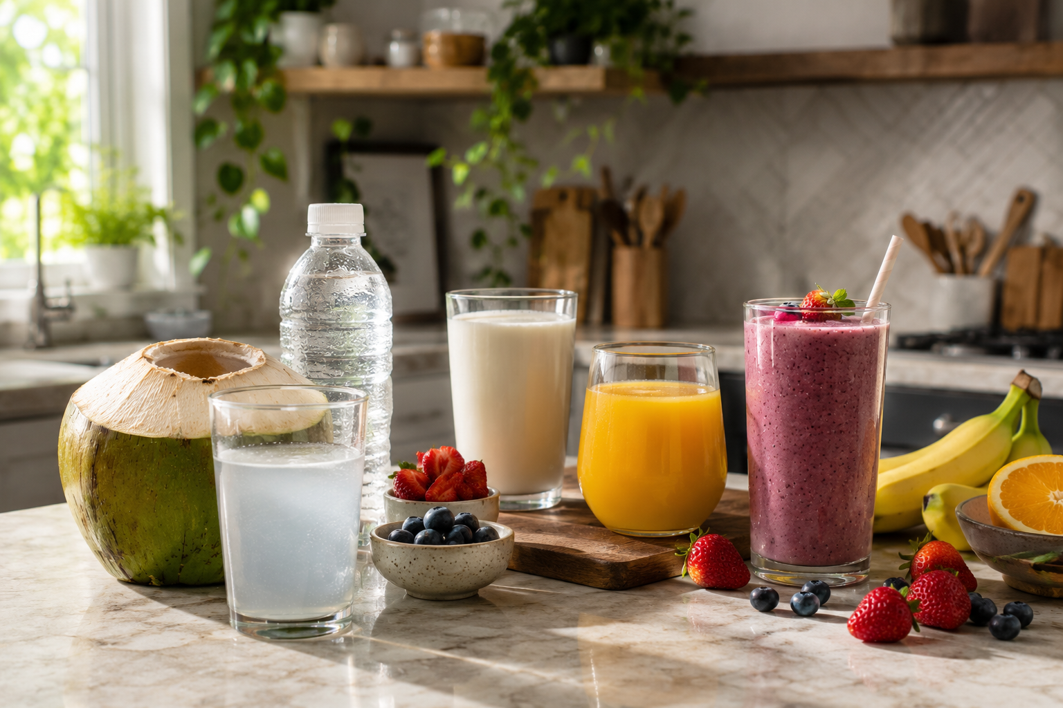 Five Natural Hydration Drinks Deliver More Electrolytes Than Popular Sports Beverages, Experts Say