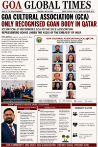 GOA CULTURAL ASSOCIATION (GCA) EMERGES AS THE OFFICIAL GOAN VOICE IN QATAR