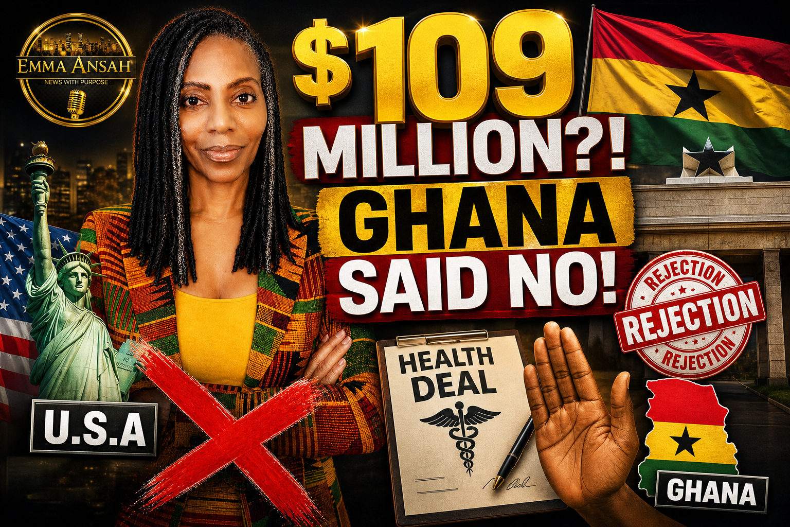 Ghana Rejects $109M US Health Deal Over Data Control Concerns
