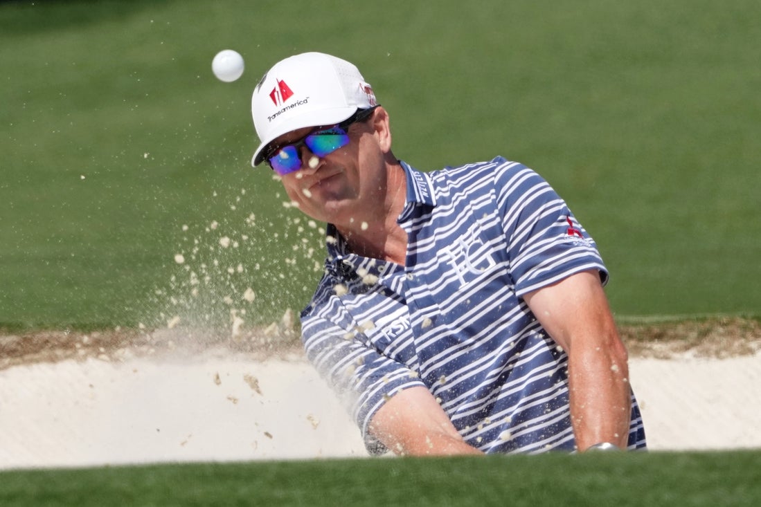 Iowan Zach Johnson fires 63, shares lead in Des Moines