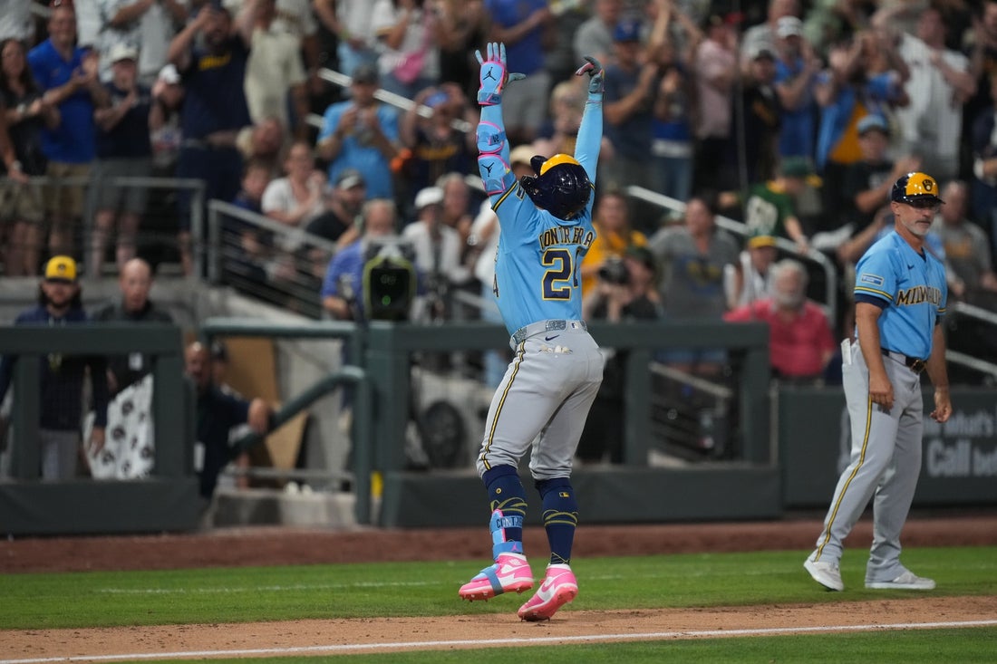 A’s, Brewers meet again in Las Vegas after show-stopping opener