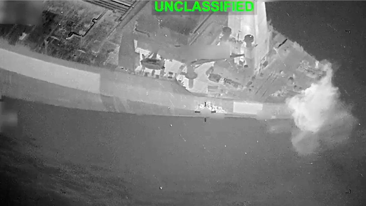 U.S. Military Disables Sixth Vessel Under Iran Port Blockade