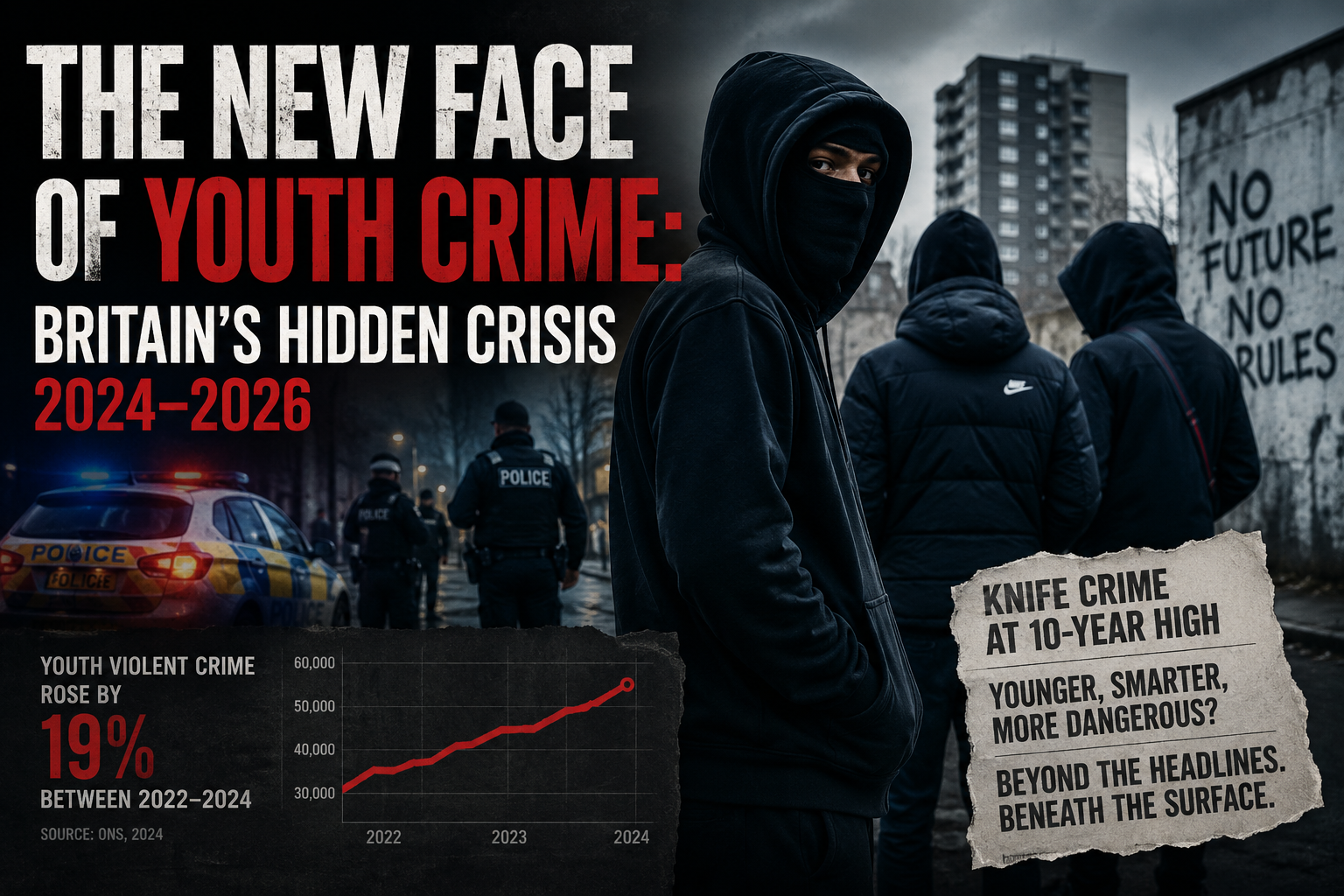 The New Face of Youth Crime: Britain’s Hidden Crisis, 2024–2026