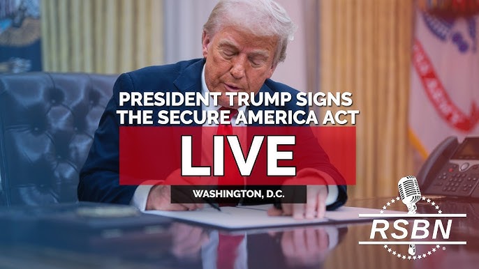 WATCH: Trump Signs $70 Billion ICE And CBP Funding Bill As Iran Conflict Resumes