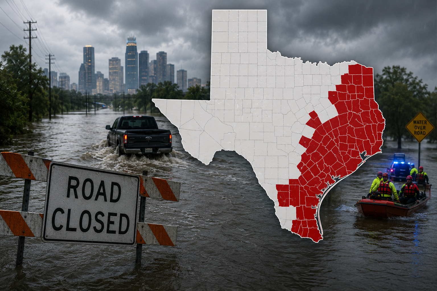 Flood Threat Prompts Disaster Declaration Across 101 Texas Counties ...