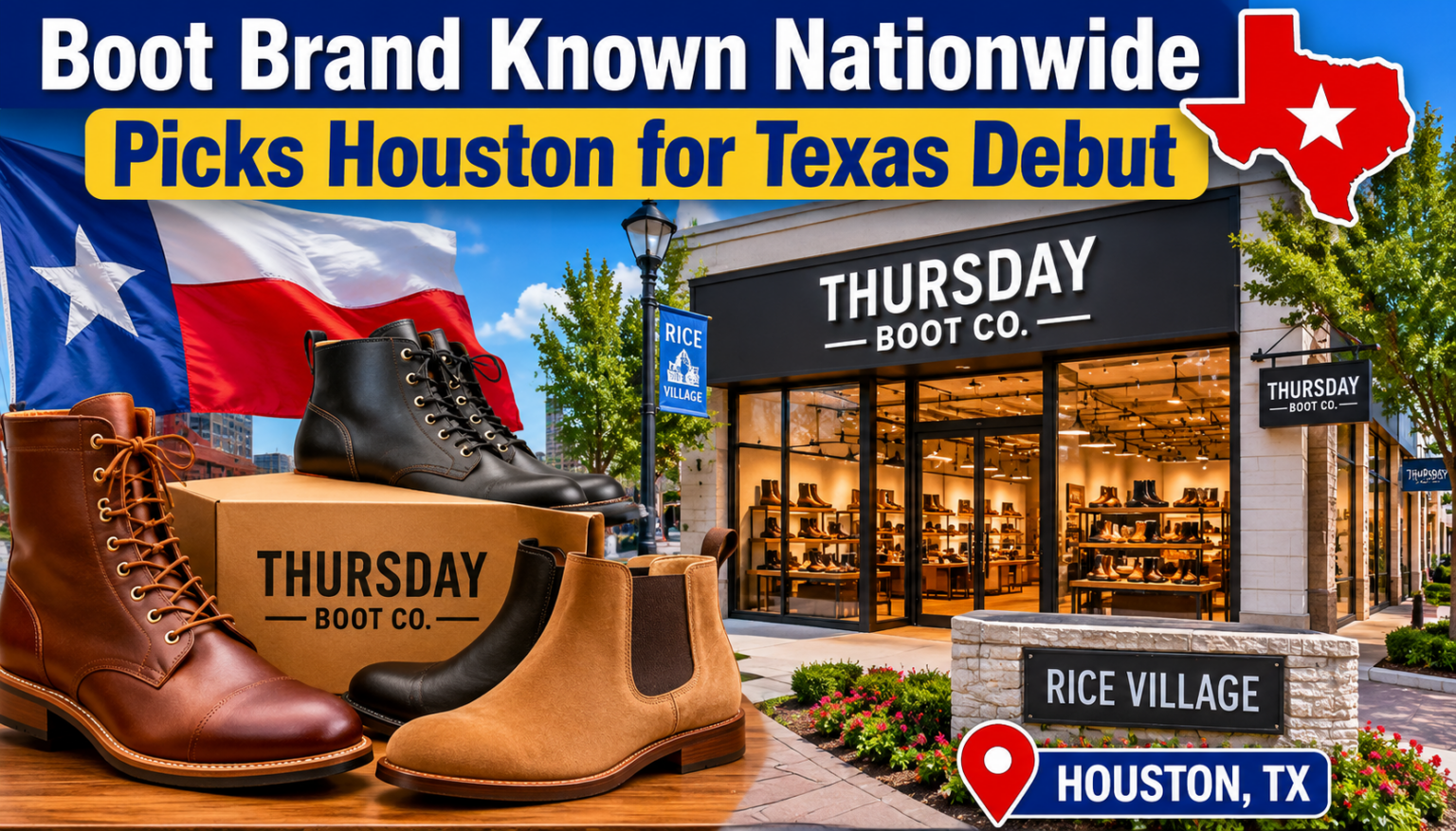 Boot Brand Known Nationwide Picks Houston for Texas Debut – [your]NEWS