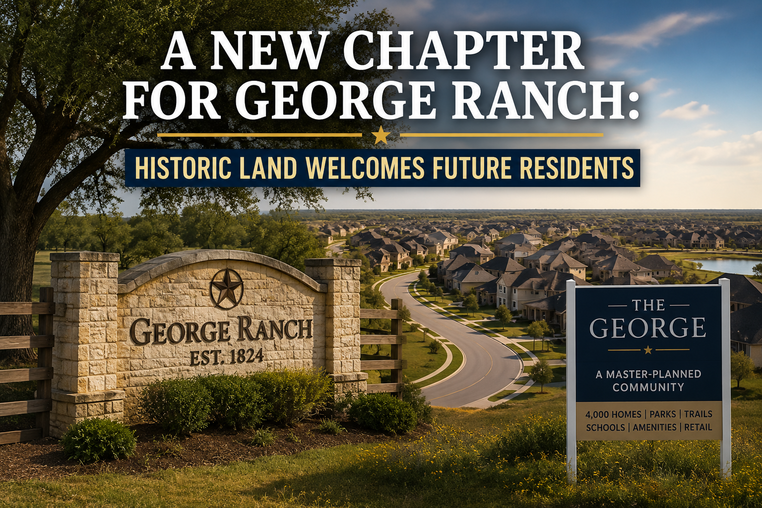George Ranch Gr Logo A New Chapter for George Ranch: Historic Land Welcomes Future Residents ...
